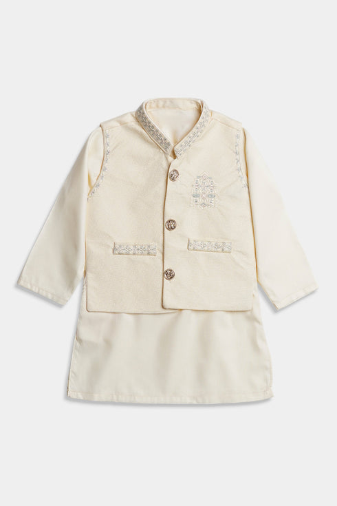 Embroidered Shalwaar kameez - Cream