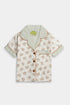 Printed Bear Nightsuit - White