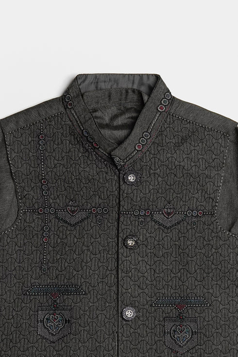 Embroidered Shalwaar kameez - Grey