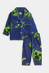 Printed Minecraft Nightsuit - Blue