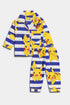 Printed Pikachu Nightsuit - White