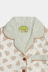 Printed Bear Nightsuit - White