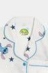 Printed Stitch Stars - White