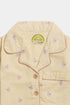 Printed Ducks Nightsuit - Yellow ( Without Scrunchie )