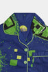 Printed Minecraft Nightsuit - Blue