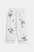 Printed Stitch Stars - White
