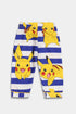 Printed Pikachu Nightsuit - White