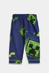 Printed Minecraft Nightsuit - Blue