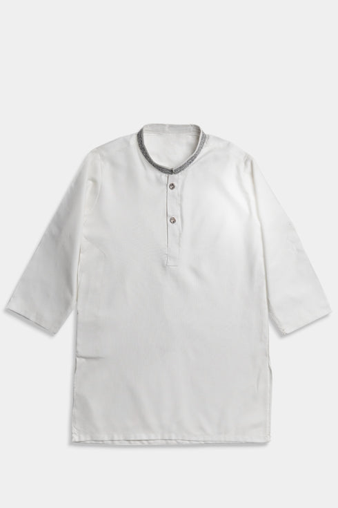 Printed Shalwaar kameez - White