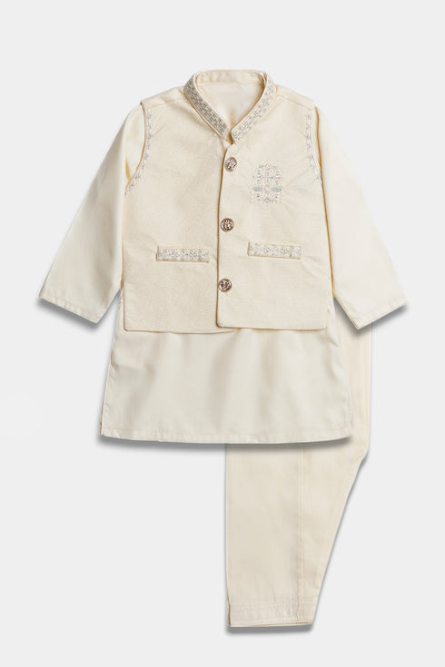 Embroidered Shalwaar kameez - Cream