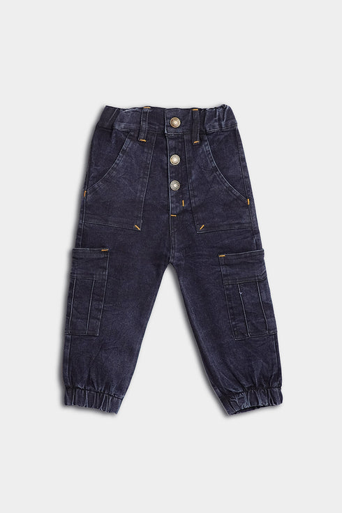 Blue 6-Pocket Jeans