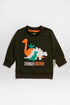 Printed Dino Tracksuit - Green