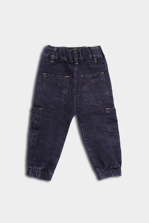Blue 6-Pocket Jeans