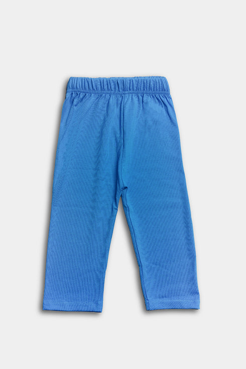 Printed Cookie Monster Nightsuit - Grey