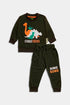 Printed Dino Tracksuit - Green