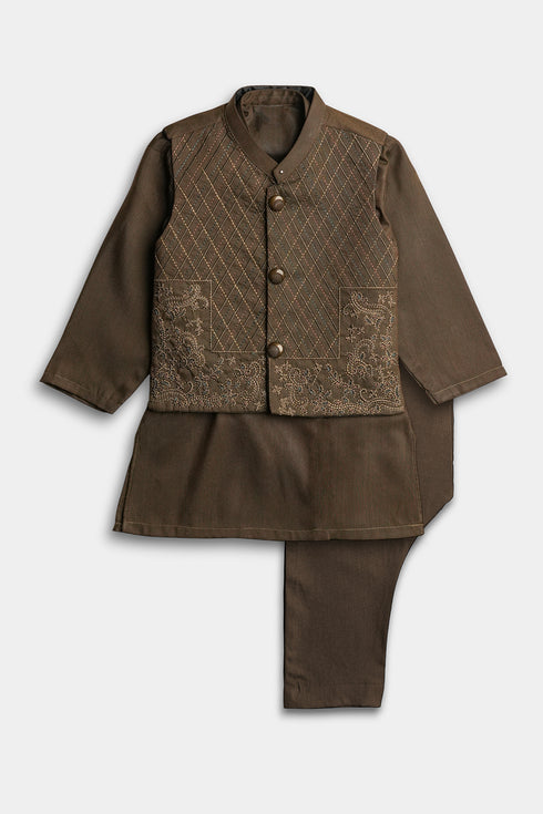 Embroidered Shalwaar kameez - Dark Green