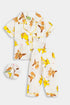 Printed Pikachu Nightsuit - White