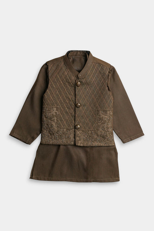 Embroidered Shalwaar kameez - Dark Green