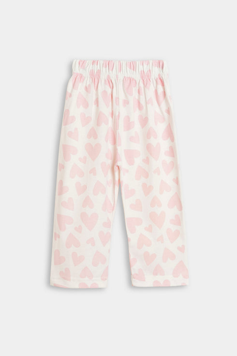 Printed Unicorn Nightsuit - Grey