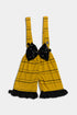Printed Creative Romper Set - Yellow