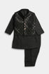 Embroidered Sequins Shalwaar kameez - Black