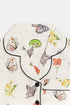 Printed Butterfly Nightsuit - White