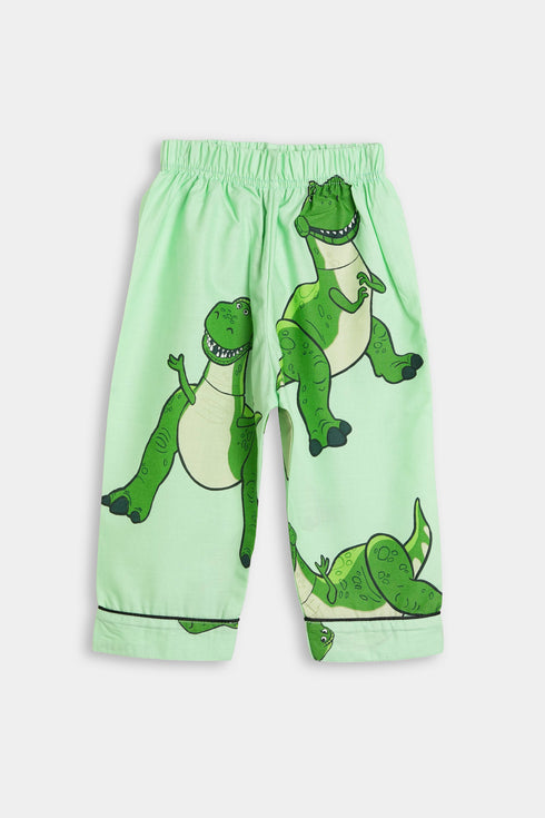 Printed Rex Nightsuit - Green