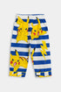 Printed Pikachu Nightsuit - White