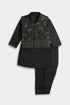 Embroidered Shalwaar kameez - Black