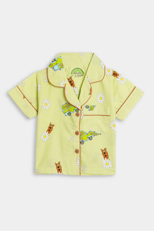 Printed Scooby Heart - Green