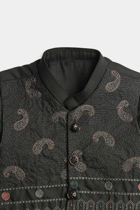 Embroidered Shalwaar kameez - Black