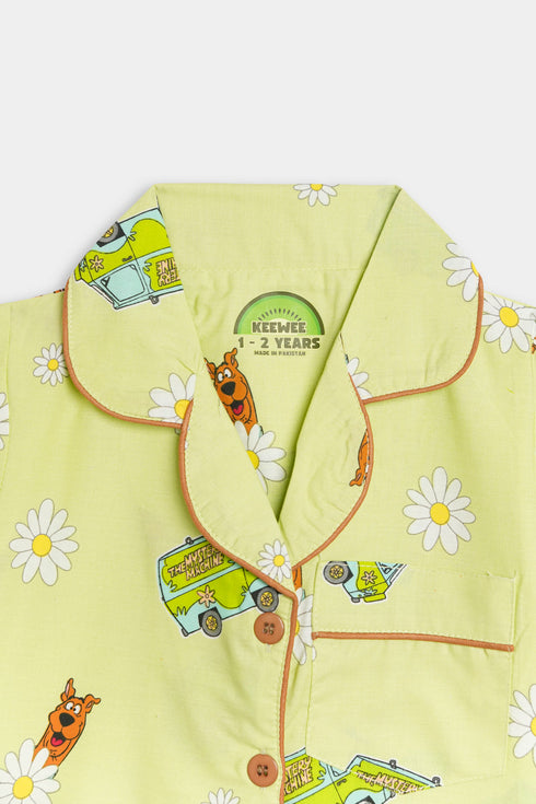 Printed Scooby Heart - Green