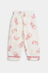 Printed Car Nightsuits - White