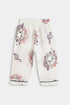 Printed Cat Heart - White