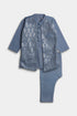 Embroidered Sequins Shalwaar kameez - Blue
