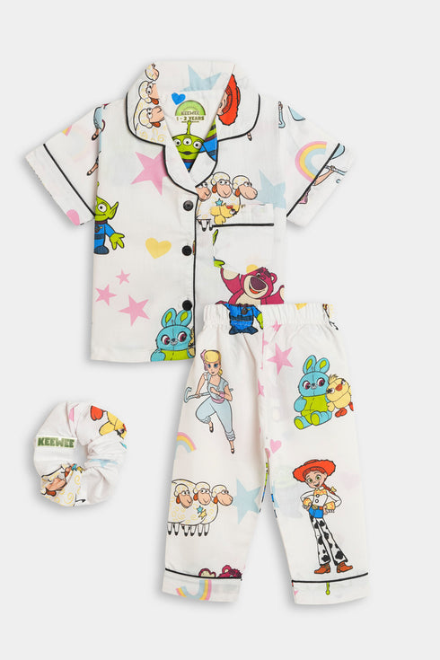 Printed Toys Heart - White