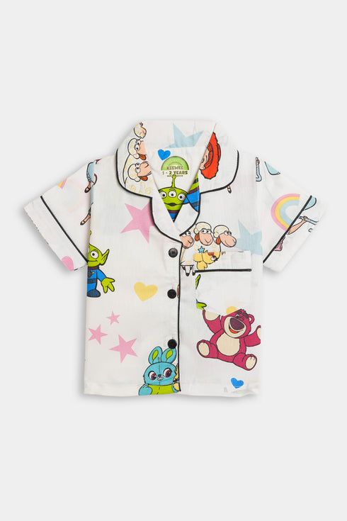 Printed Toys Heart - White