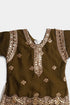 Embroidered Patiala Chiffon 2 Piece - Mehndi Green