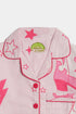 Printed Boot Nightsuit - Pink