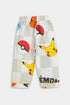 Printed Pokemon Nightsuit - White