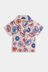 Printed Spiders Nightsuit - White