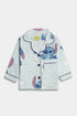 Printed Stitch Nightsuit - Blue