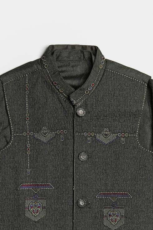 Embroidered Shalwaar kameez - Grey