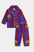 Printed Barcelona Nightsuit - Red