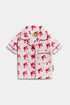 Printed Barbie Nightsuit - Pink