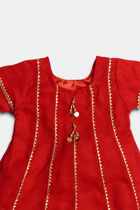 Chiffon 2 Piece - Red