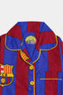Printed Barcelona Nightsuit - Red