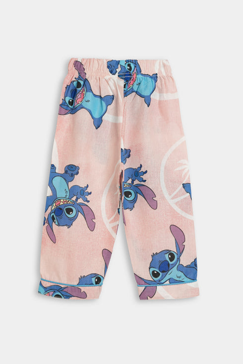 Printed Stitch Heart - Pink
