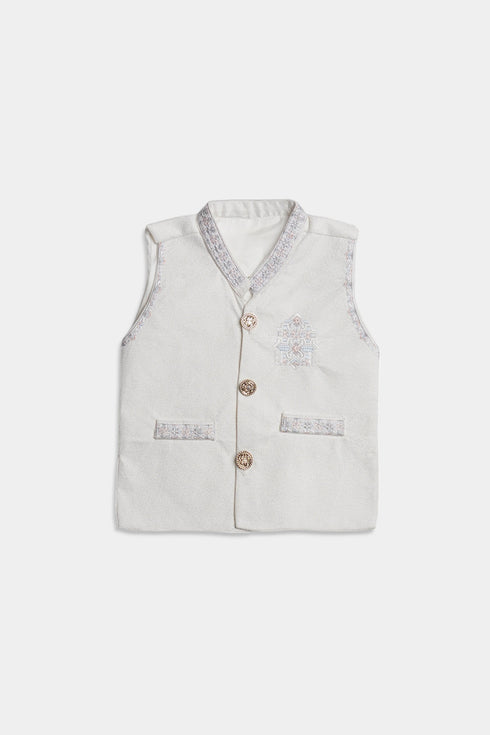 Embroidered Shalwaar kameez - White