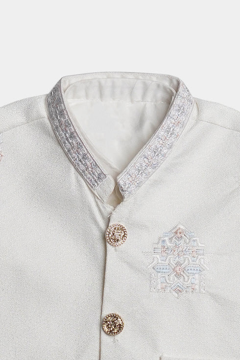 Embroidered Shalwaar kameez - White